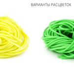 Кембрик флуоресцентный (моток) Три Кита d 1.5-2.5 (10шт/уп, 1м)