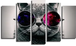 Модульная картина "Гипнокот"