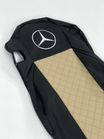 Чехлы кожаные стеганые вышивка вышивка MERCEDES MP4 от 2013- г. MR42 Польша