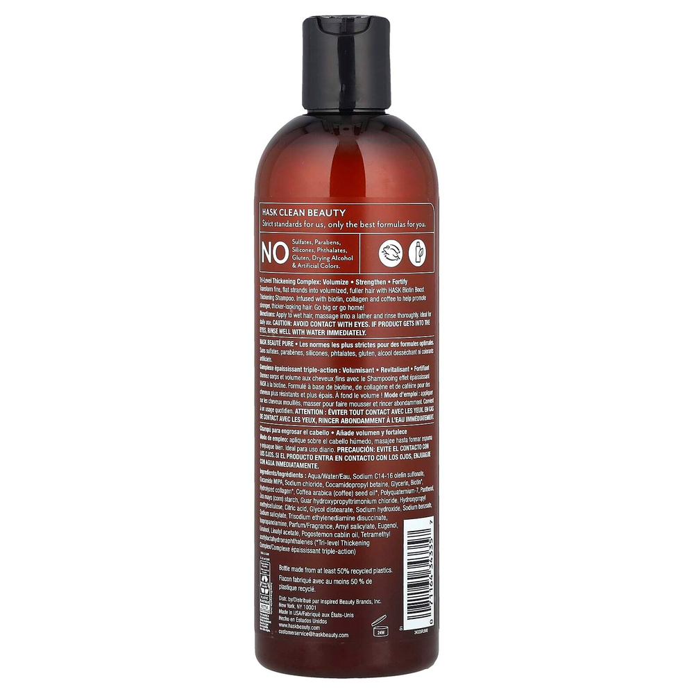 Hask Beauty, Biotin Boost, шампунь для густоты волос, 355 мл (12 жидк. унций)