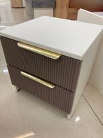 Тумба ТД 400.1 Лавис Белый софт/грей софт