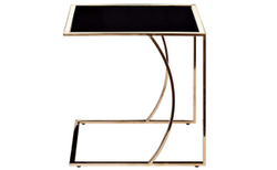 Стол золотой Garda Decor 6L-GOLD вид спереди