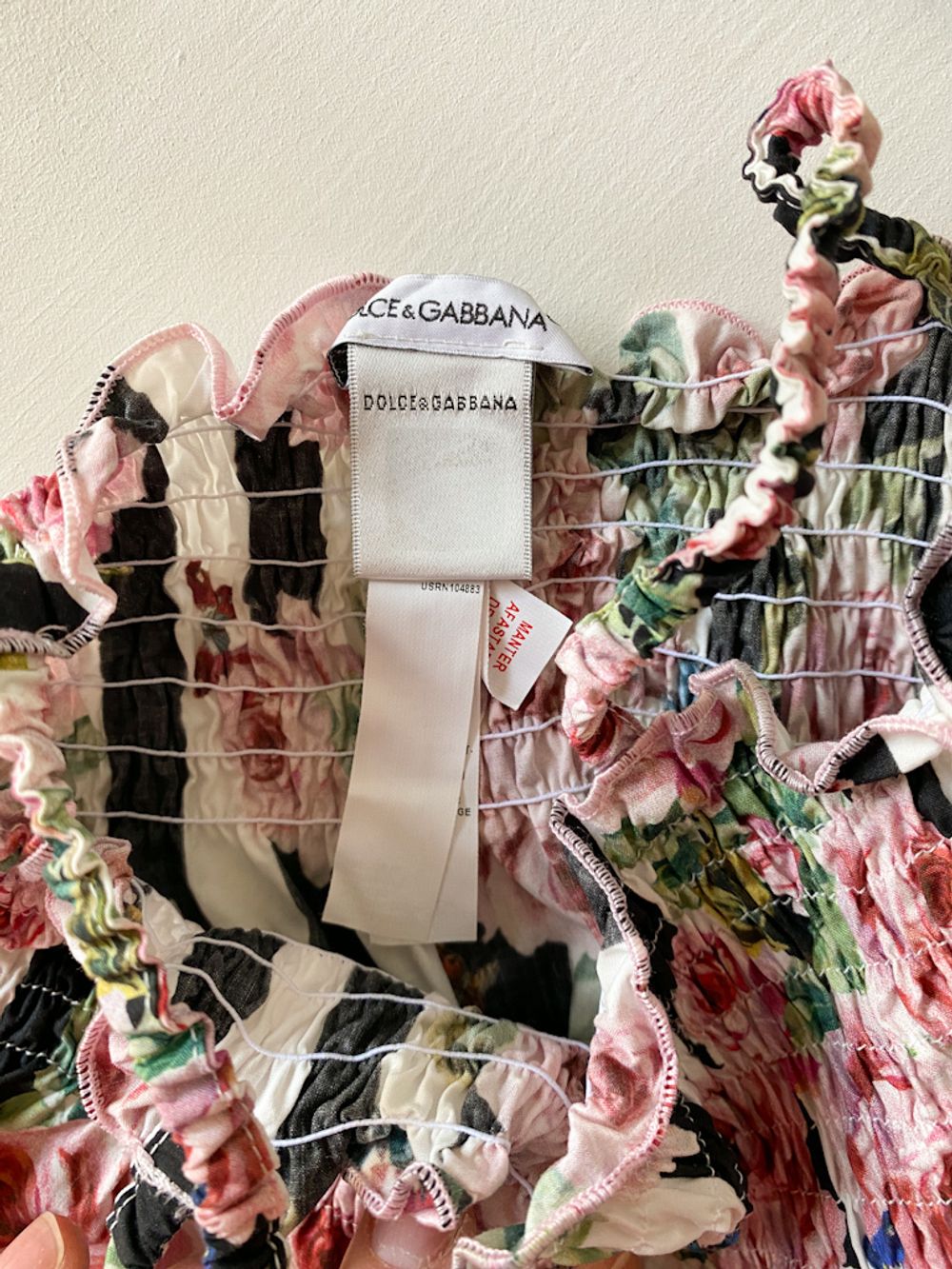 Новый хлопковый ромпер Dolce&Gabbana, 86