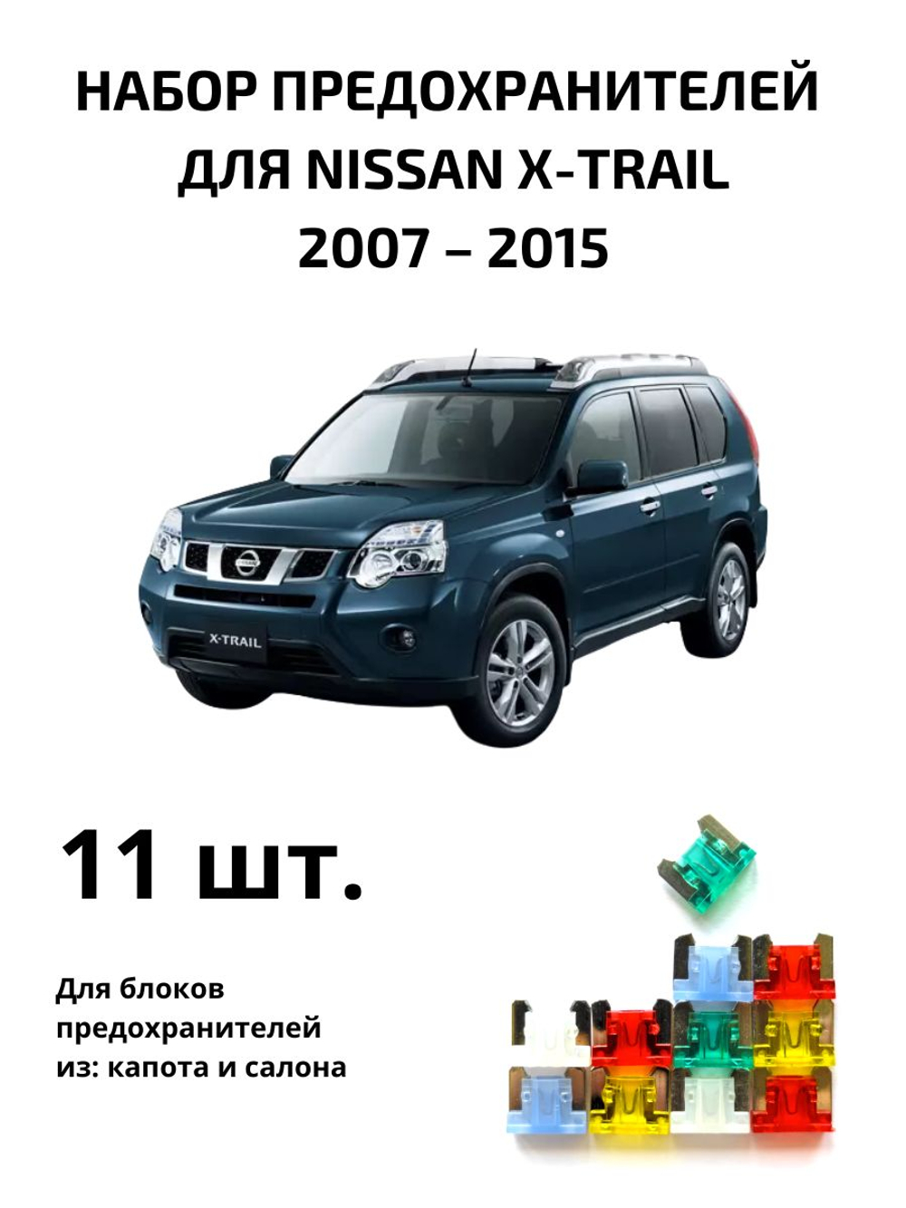 Набор предохранителей для Nissan X-Trail XT31
