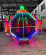 Банджи-батут «Неоновый калейдоскоп», 4-местный, 4,5×4,5×4,5 м