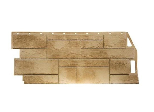 Цокольная панель Камень Природный Песочный