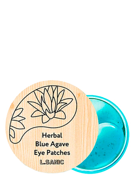 L.Sanic Herbal Blue Agave Hydrogel Eye Patches Гидрогелевые патчи с экстрактом голубой агавы
