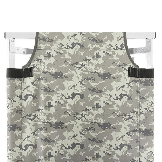 Кровать походная алюм.профиль 25х25мм, КМФ цифра, 300кг (T-HS-BD640-190-DG) Helios (пр-во Тонар)