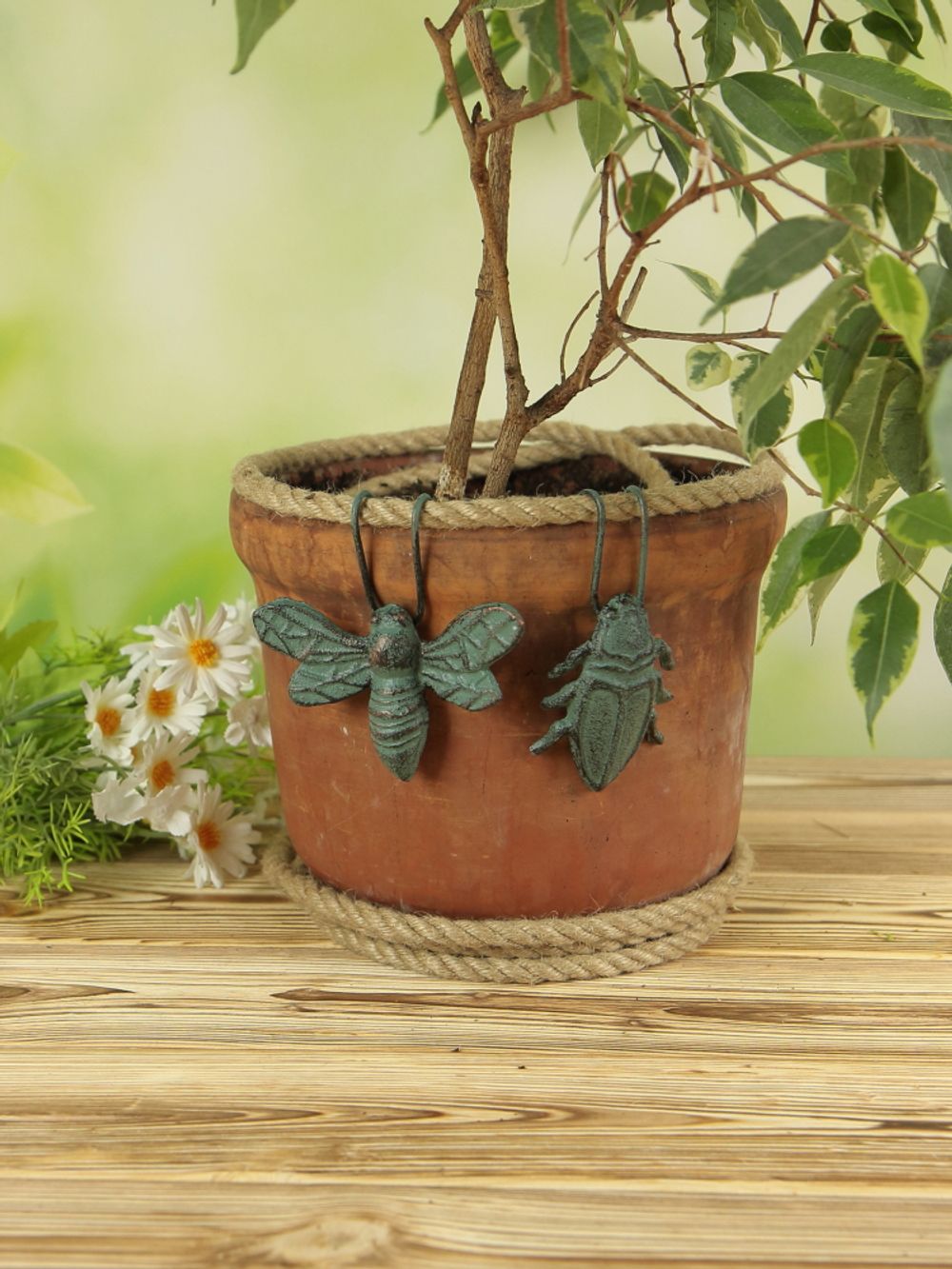 Iron Garden Набор Фигурок декор. 6 шт. (Жук/Цикада/Бабочка/Пчела/Стрекоза/Божья Коровка)