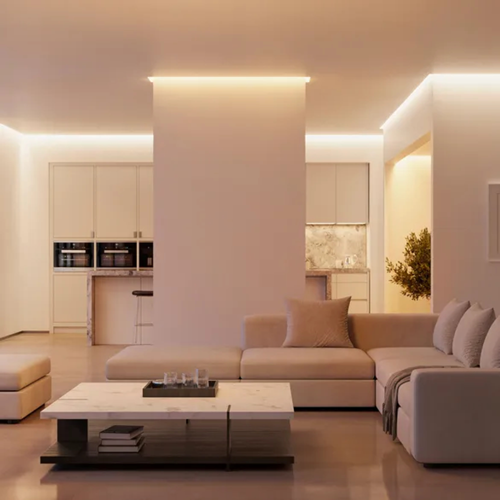 Профиль СEIL-S12-SHADOW-20-SIDE-3000 WHITE (Arlight, Алюминий) 052241