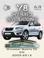 Щетки стеклоочистителя HUOYE Y8 600/450 мм на Hyundai SantaFe | Hook/J-Hook