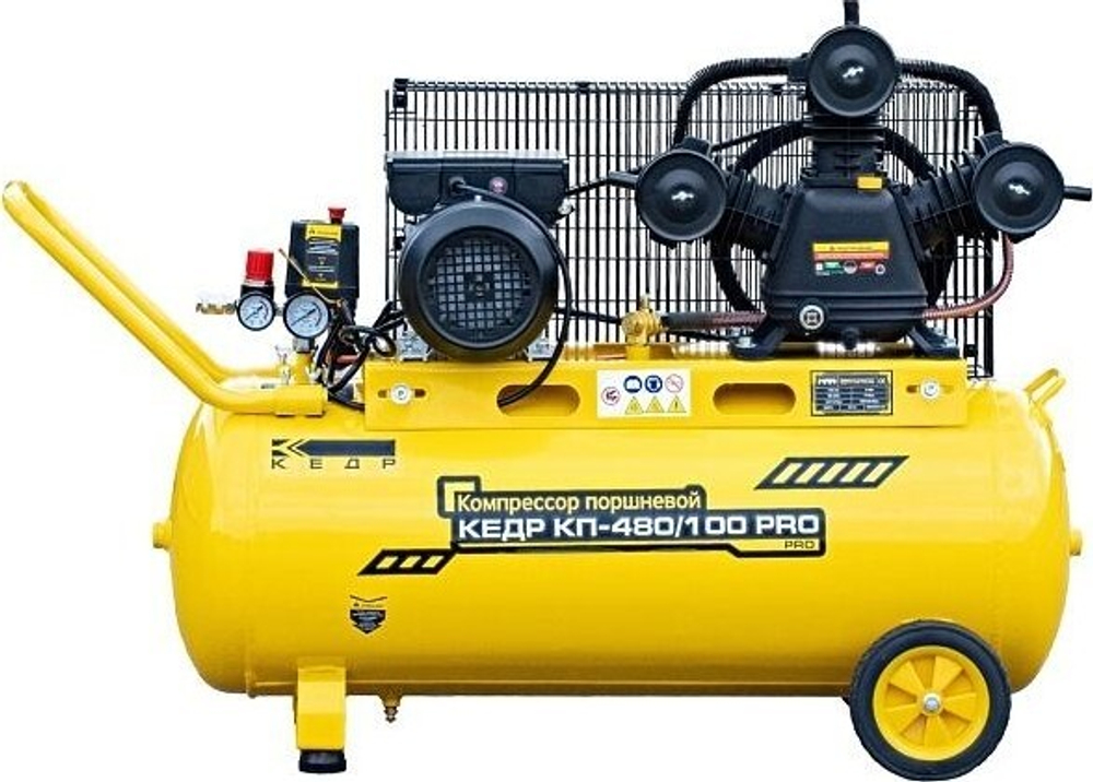 Компрессор поршневой Кедр КП-480/100 PRO 8023709