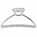 Краб для волос 7,8 см, серебристый, MONTE VITA, 457016