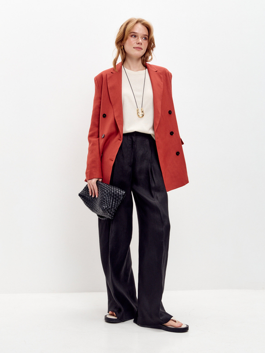 Льняные брюки