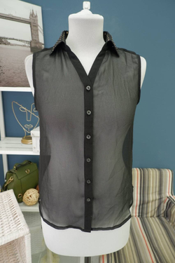 Блуза прозрачная 42 размер