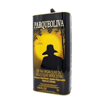 Масло оливковое экстра верджин, PARQUEOLIVA, DOP Priego de Cordoba, 5л