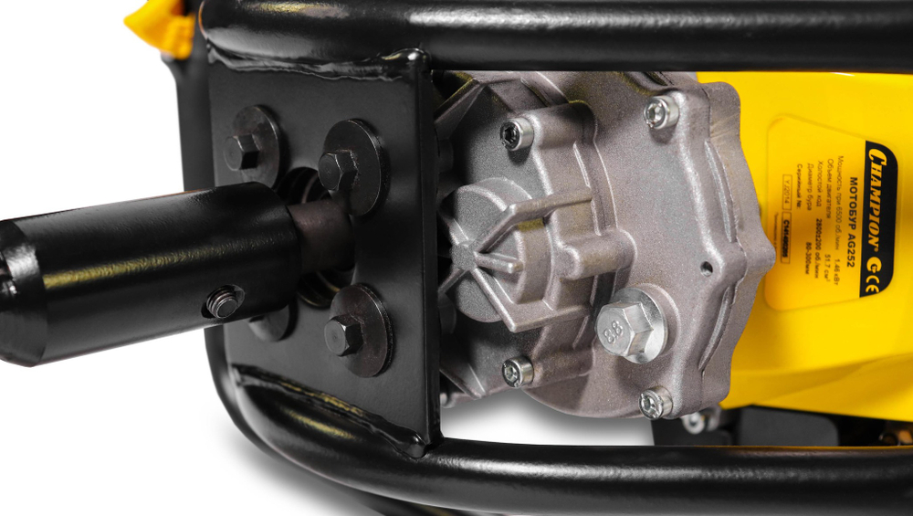 Мотобур Champion AG252 (1,46кВт, 52см3, 9.2 кг шнек 200*550, бур 80-250)