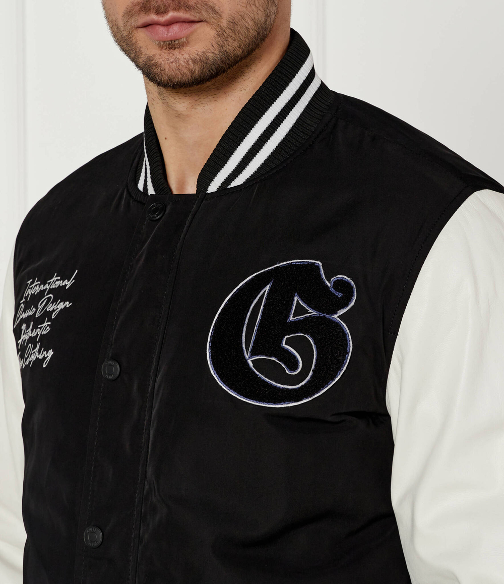 Куртка бомбер VERSITY GUESS - черный(M4YL11 WG9S2)