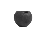 Кашпо TREEZ Effectory - Organic - Сфера - Тёмно-серый камень
