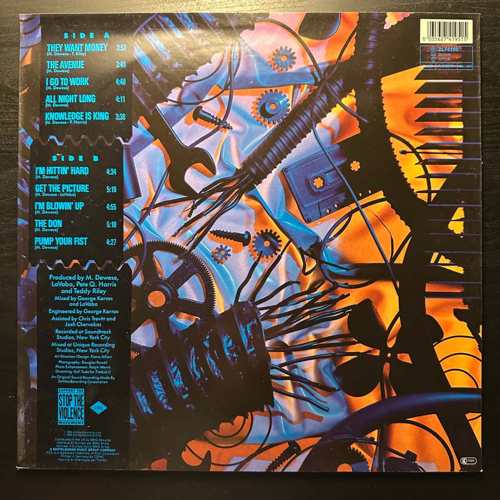 Kool Moe Dee - Knowledge Is King (Германия 1989г.)