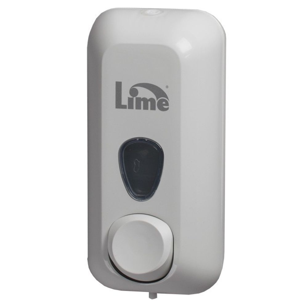 Диспенсер д/жидкого мыла в пакетах LIME 0,6л, белый (971100)