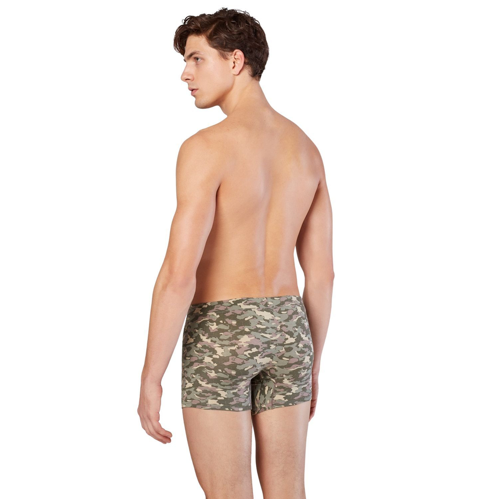 Мужские облегающие камуфляжные трусы-боксеры Doreanse Camouflage (Размер: L) (Цвет: зеленый камуфляж)