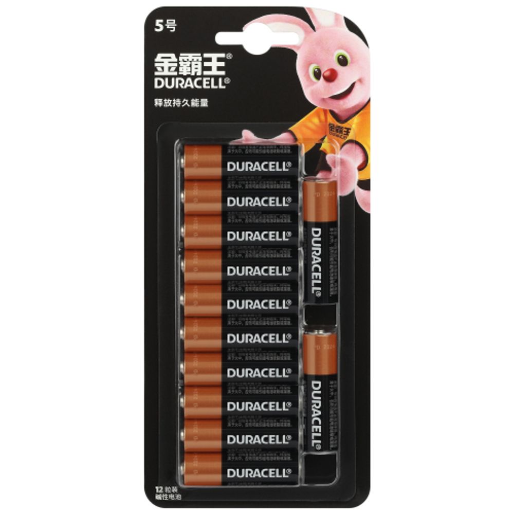 Батарейки Duracell АА алкалиновые 1,5v 12 шт. LR6-12BL Basic (CN)