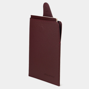 Обложка кожаная для паспорта Londre Easy, бордового  цвета