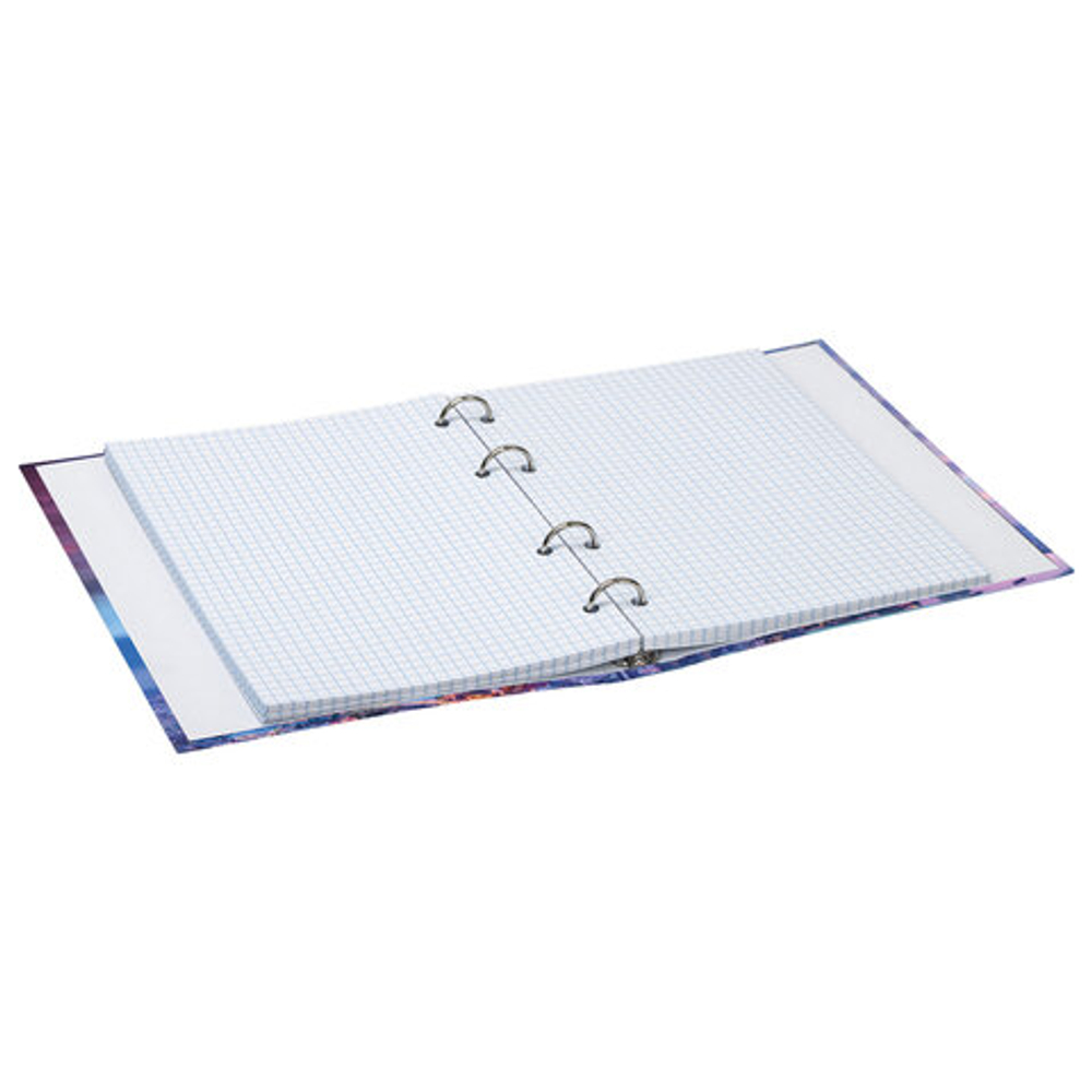 Тетрадь на кольцах А5 175х215мм, 120л, твердый картон, клетка, BRAUBERG, Travel, 404080