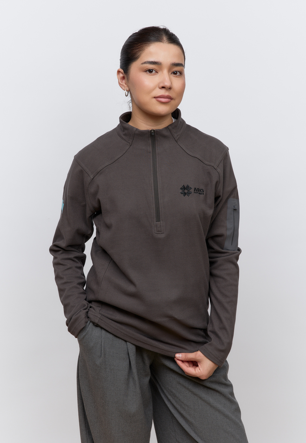 Флисовая кофта ARGYMAQ EXPLORER TAUPE