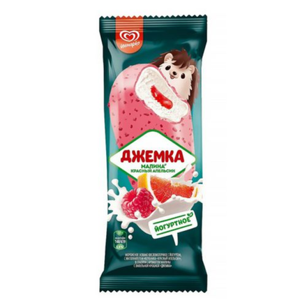 Мороженое Джемка малина красный апельсин 80 гр
