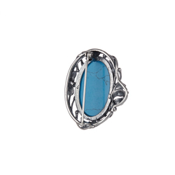 "Эмаль" брошь в серебряном покрытии из коллекции "Фаворитка" от Jenavi с замком булавка