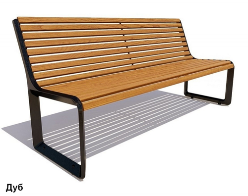 Скамейка Милан, длина бруса - 1,8 м