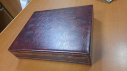 Подарочный набор «Дворянский», книга в обложке из натуральной кожи