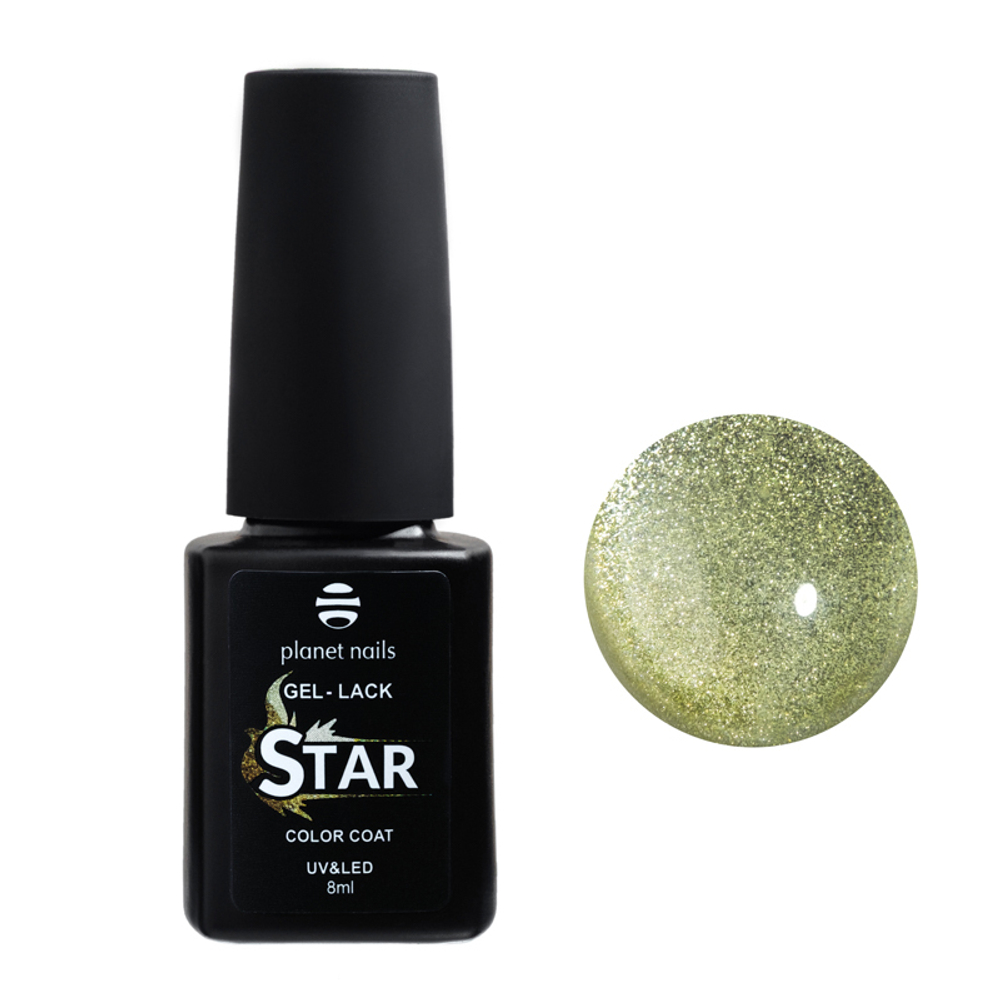 Planet Nails Гель-лак "Star" 725 кошачий глаз, 8мл