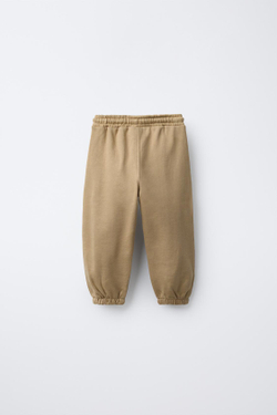 ZARA БРЮКИ-ДЖОГГЕРЫ, МЯГКИЙ КАШТАНОВЫЙ