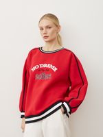 СВИТШОТ «NO DRAMA» КРАСНЫЙ