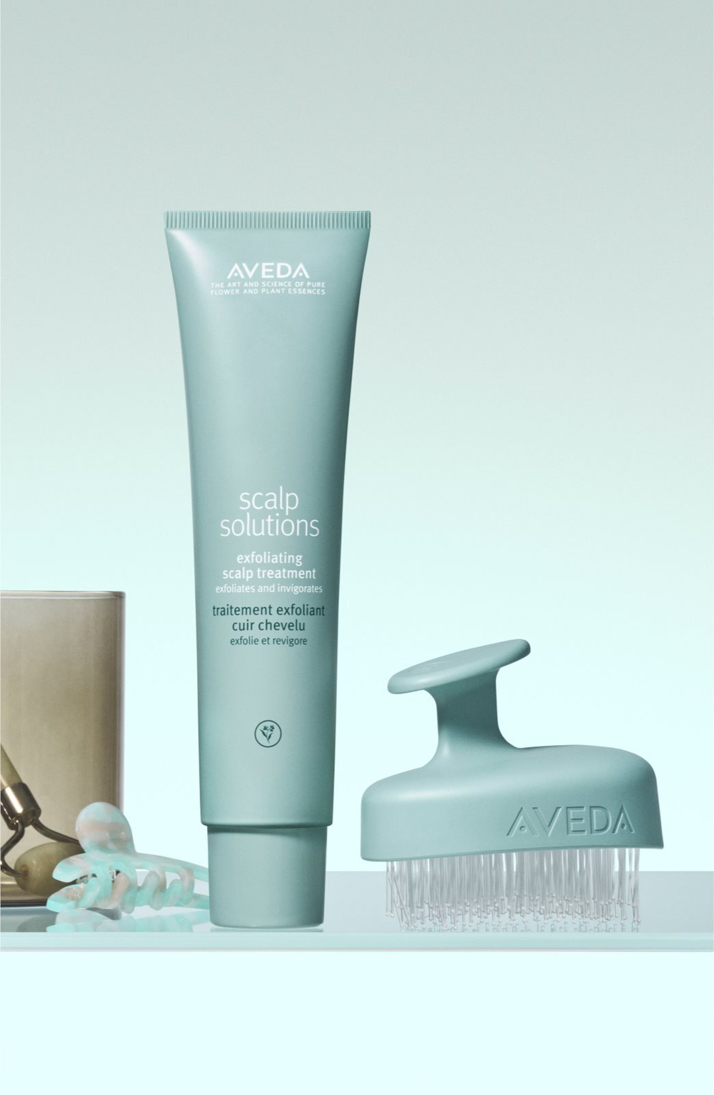 Aveda Scalp Solutions Exfoliating Scalp Treatment - отшелушивающий гель для регенерации кожи головы /   150  ml  / GTIN 18084040508