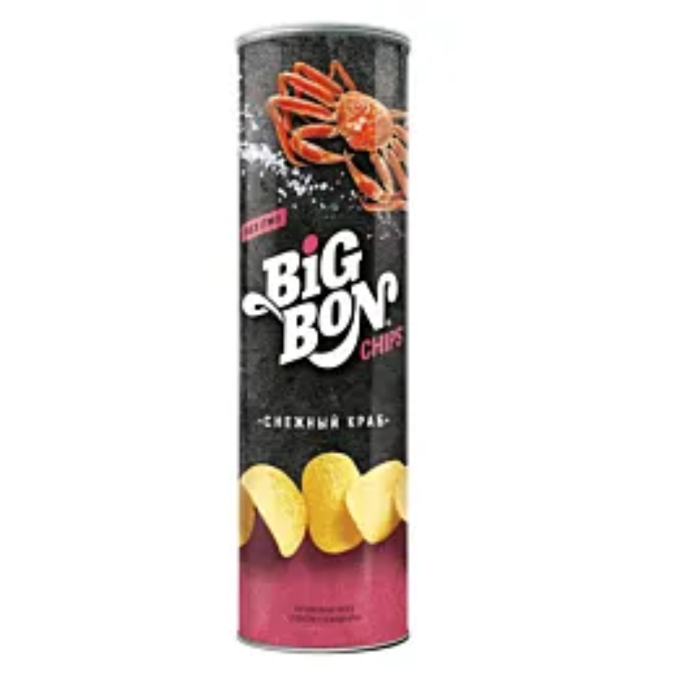 Чипсы Big Bon картофельные Снежный краб 130 гр.