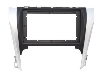 Комплект рамки с разъёмами 9" Toyota Camry 50 2011-2014 чёрная+серебро - Car-Smart 7048B9