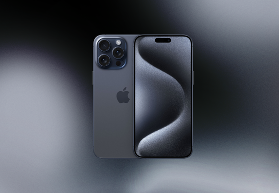 Телефон Apple iPhone 15 Pro Max 512Gb (Blue titanium)