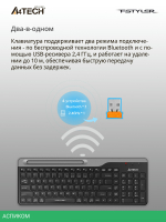 Клавиатура A4Tech Fstyler черный/серый (FBK25)