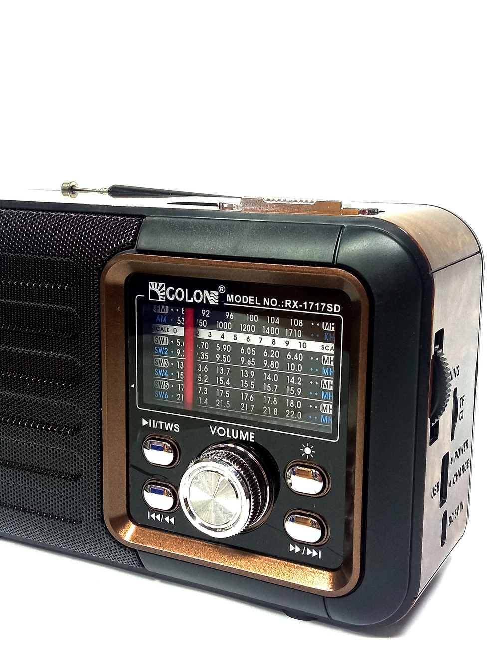 Радиоприемник с MP3 плеером+Solar panel Golon RX1717SD