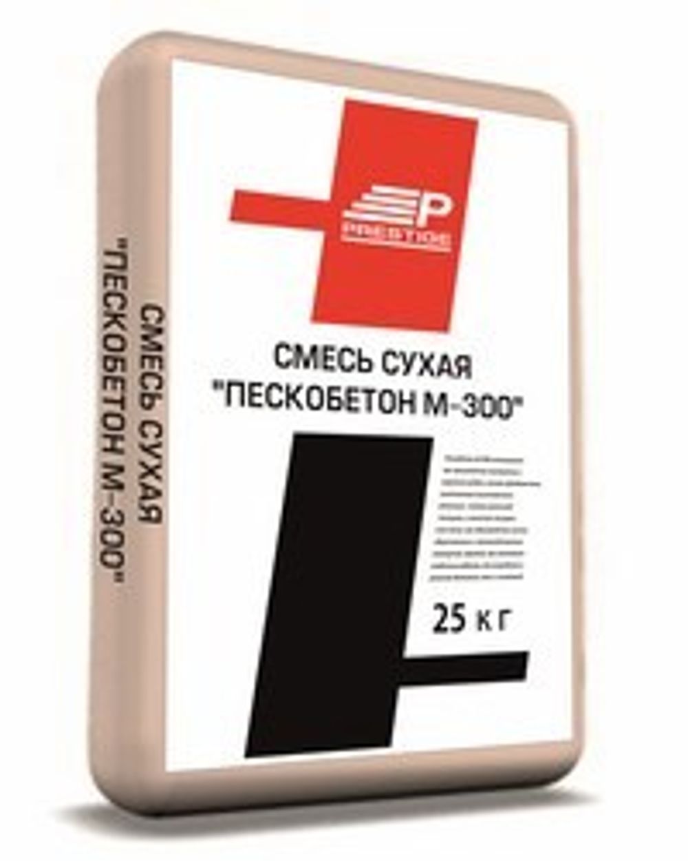 Смесь сухая ПЕСКОБЕТОН М-300, Престиж 25кг
