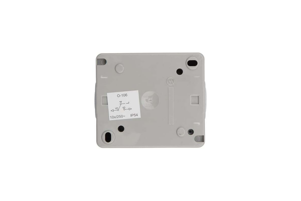 Проходной выключатель KRANZ INDUSTRIAL, IP54, о/у, серый KR-78-0610