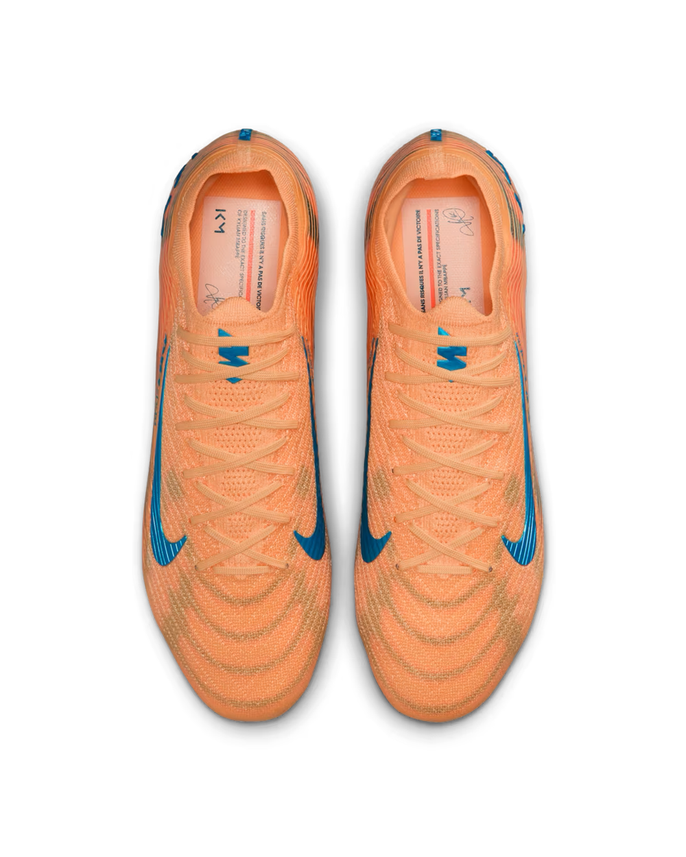 Бутсы Nike Zoom Mercurial Vapor 16 Elite Mbappe AG-Pro - оранжевый