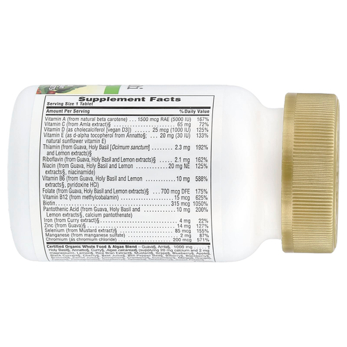 NaturesPlus, Source of Life® Garden, мультивитамины для женщин, одна таблетка в день, 30 веганских таблеток