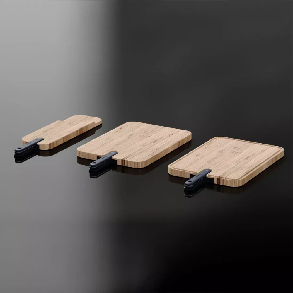 Доска разделочная 43х11х2.4см Trebonn Chopping boards and Knives черная