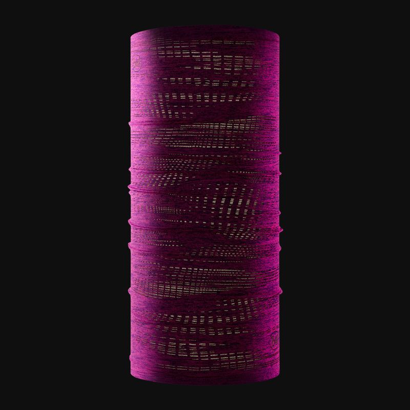 Бандана-труба со светоотражающими нитями Buff DryFlx Pink Fluor Фото 3