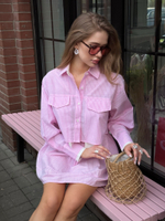 Костюм Candy stripes розовый